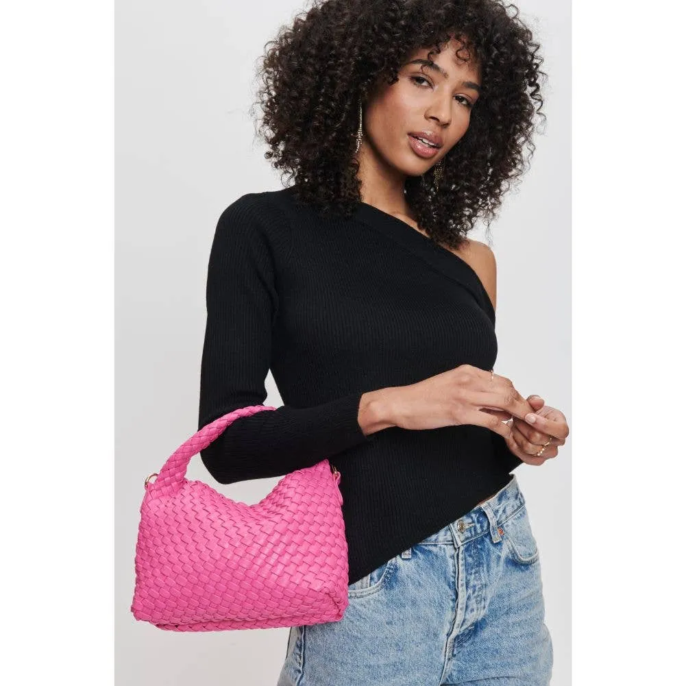 Moda Luxe - Jessamine Woven Vegan Leather Crossbody