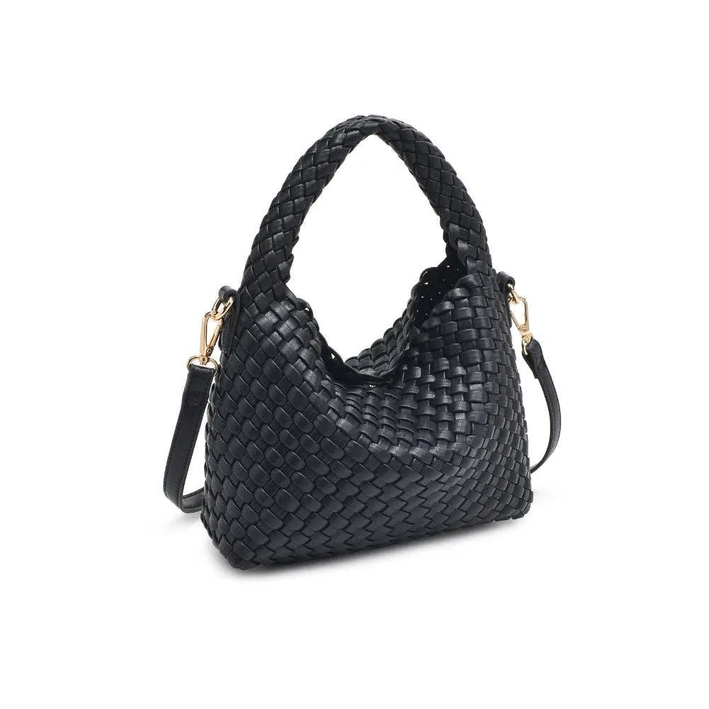 Moda Luxe - Jessamine Woven Vegan Leather Crossbody