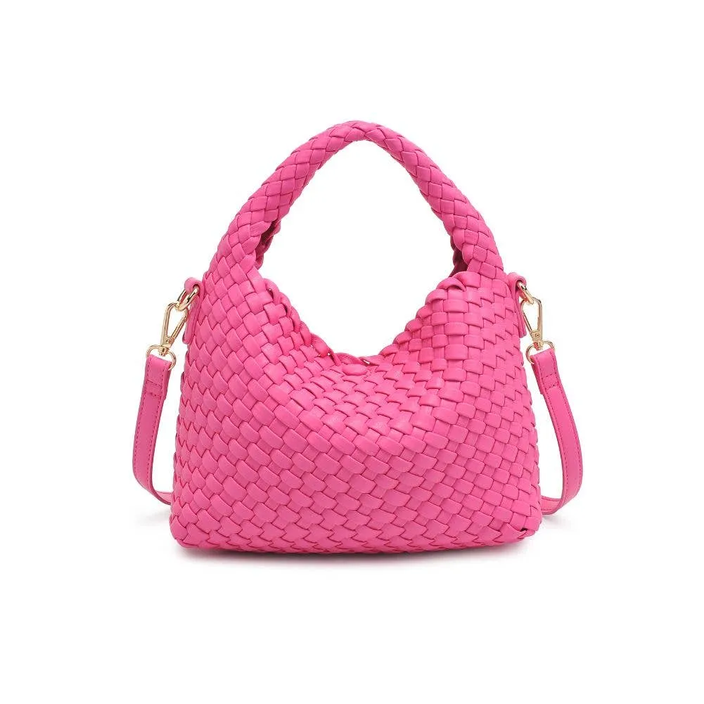 Moda Luxe - Jessamine Woven Vegan Leather Crossbody