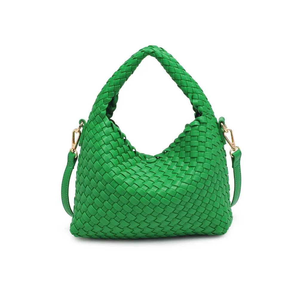 Moda Luxe - Jessamine Woven Vegan Leather Crossbody