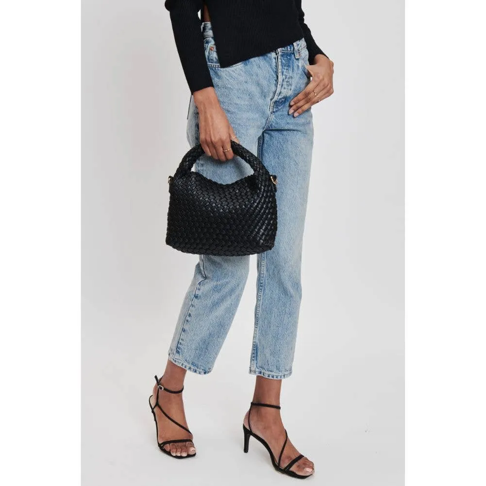 Moda Luxe - Jessamine Woven Vegan Leather Crossbody