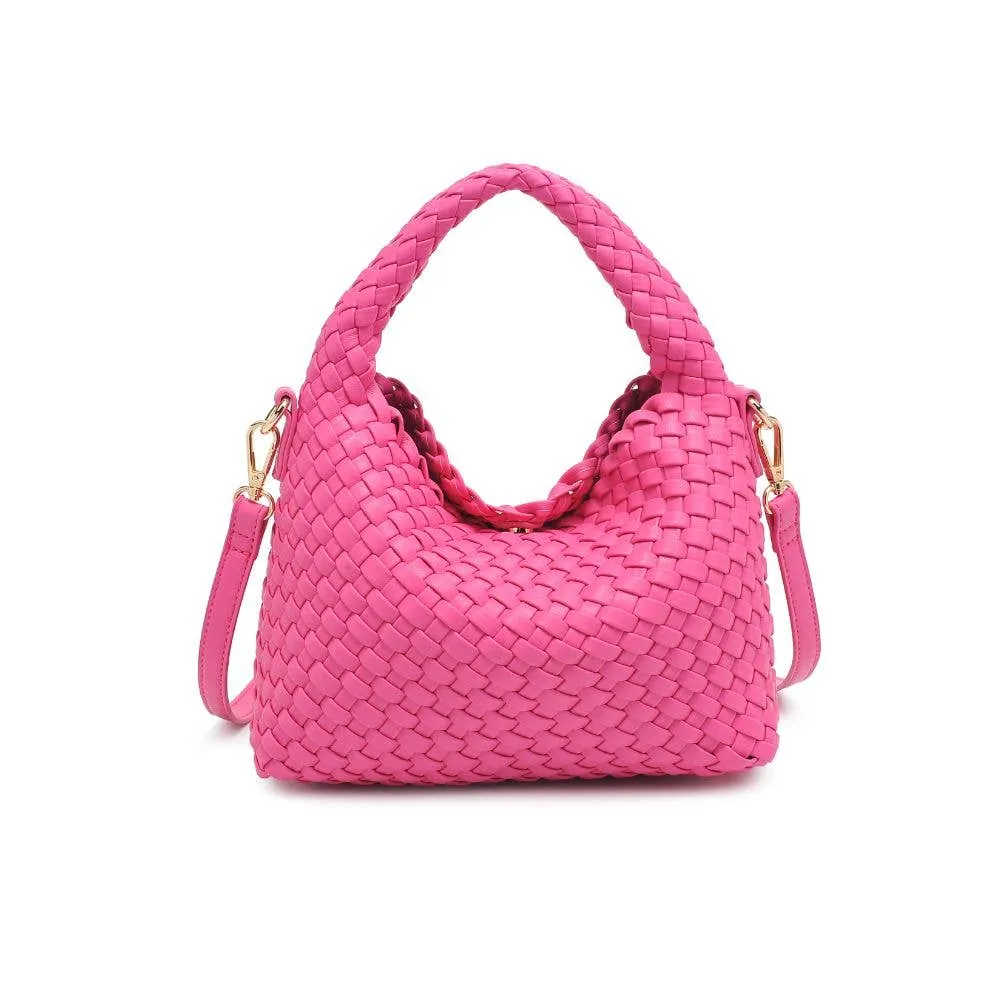 Moda Luxe - Jessamine Woven Vegan Leather Crossbody