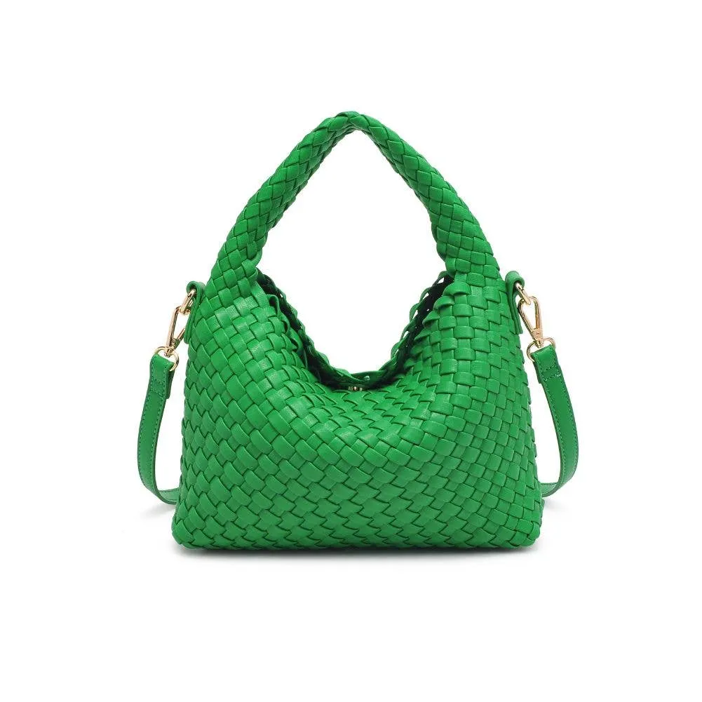 Moda Luxe - Jessamine Woven Vegan Leather Crossbody
