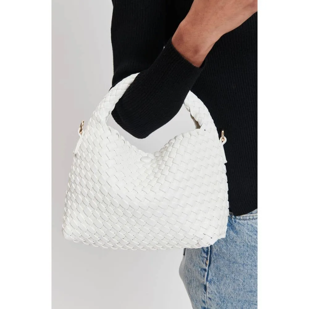 Moda Luxe - Jessamine Woven Vegan Leather Crossbody