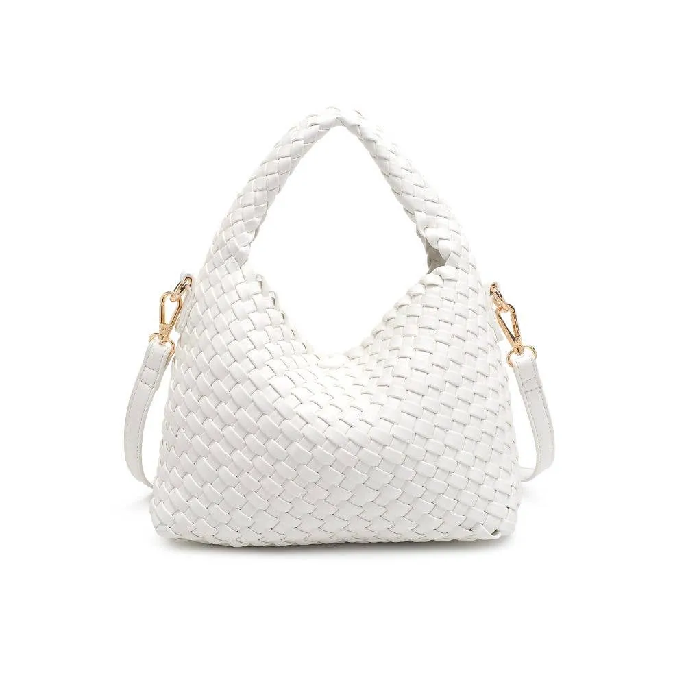 Moda Luxe - Jessamine Woven Vegan Leather Crossbody