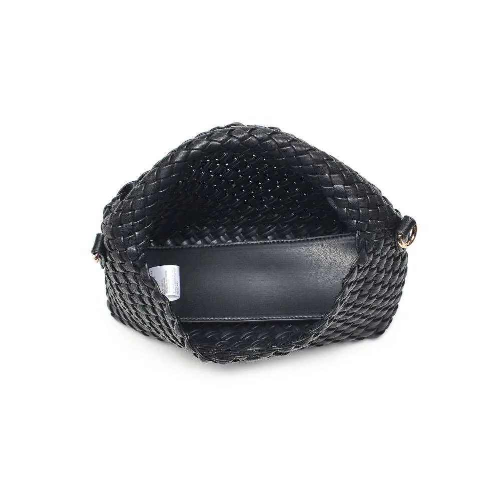 Moda Luxe - Jessamine Woven Vegan Leather Crossbody