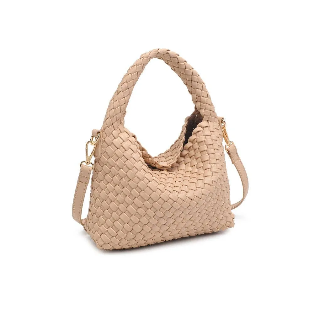 Moda Luxe - Jessamine Woven Vegan Leather Crossbody