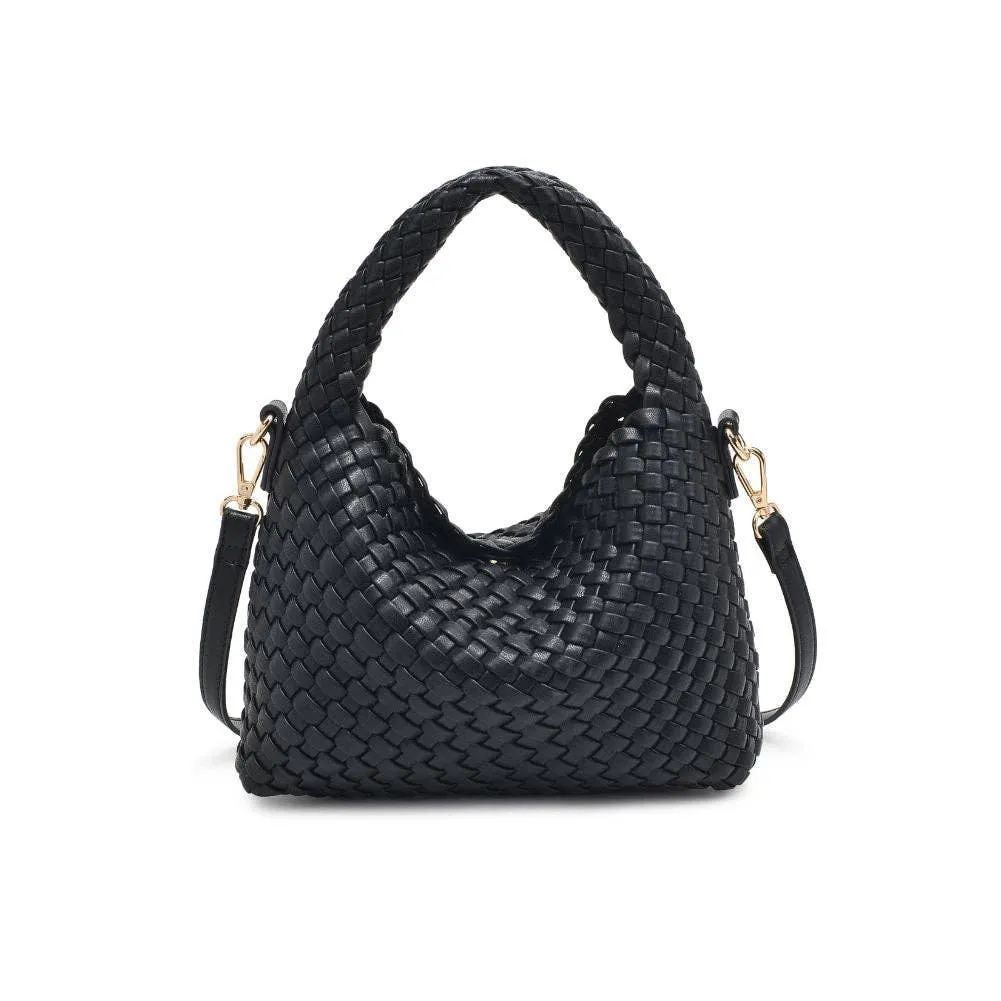 Moda Luxe - Jessamine Woven Vegan Leather Crossbody