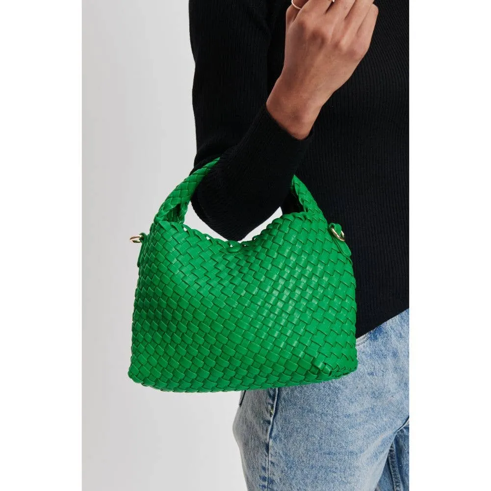 Moda Luxe - Jessamine Woven Vegan Leather Crossbody