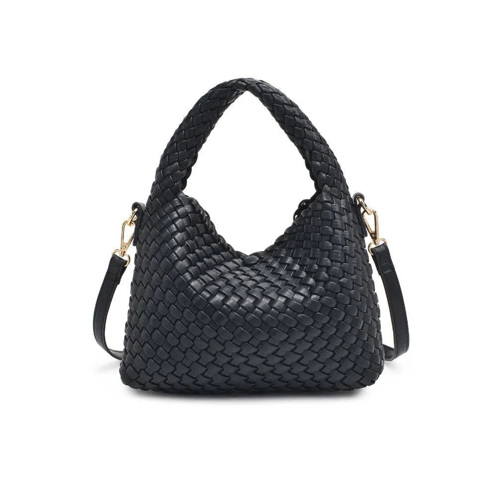 Moda Luxe - Jessamine Woven Vegan Leather Crossbody