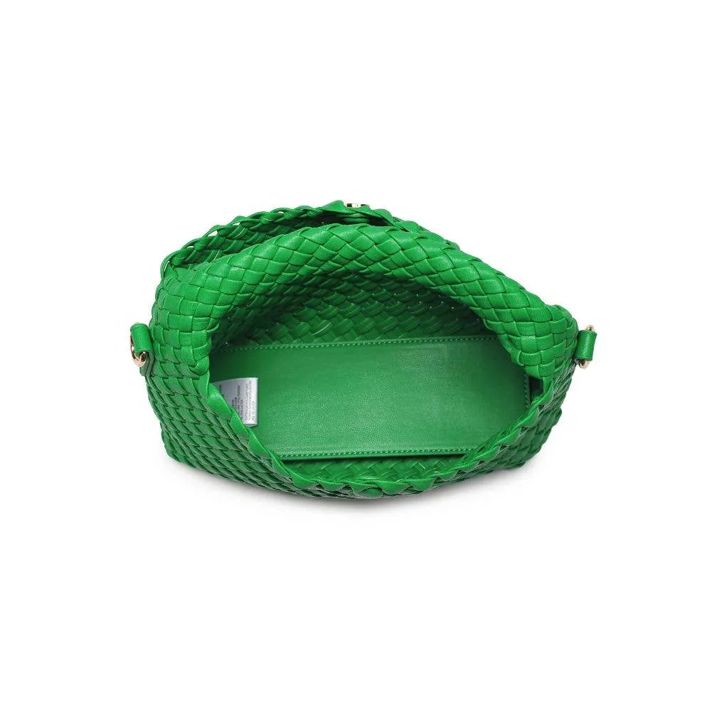 Moda Luxe - Jessamine Woven Vegan Leather Crossbody