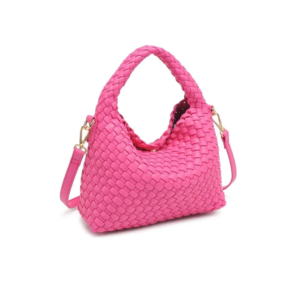 Moda Luxe - Jessamine Woven Vegan Leather Crossbody