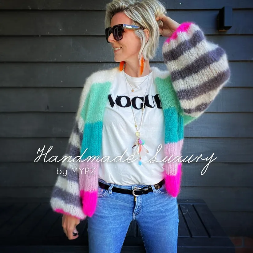 MYPZ basic light mohair cardigan Flow