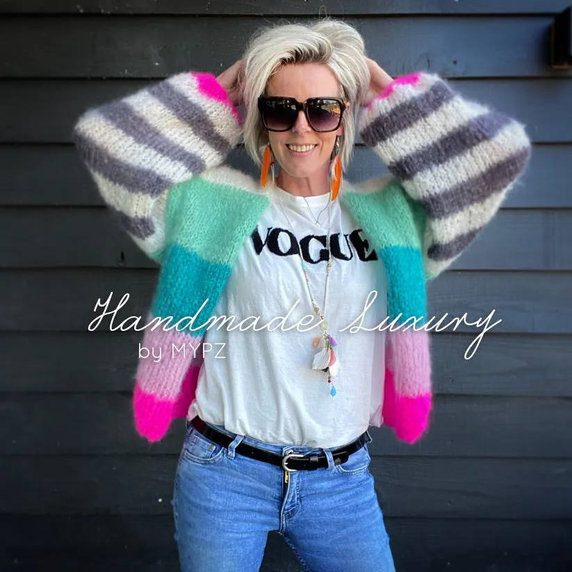 MYPZ basic light mohair cardigan Flow