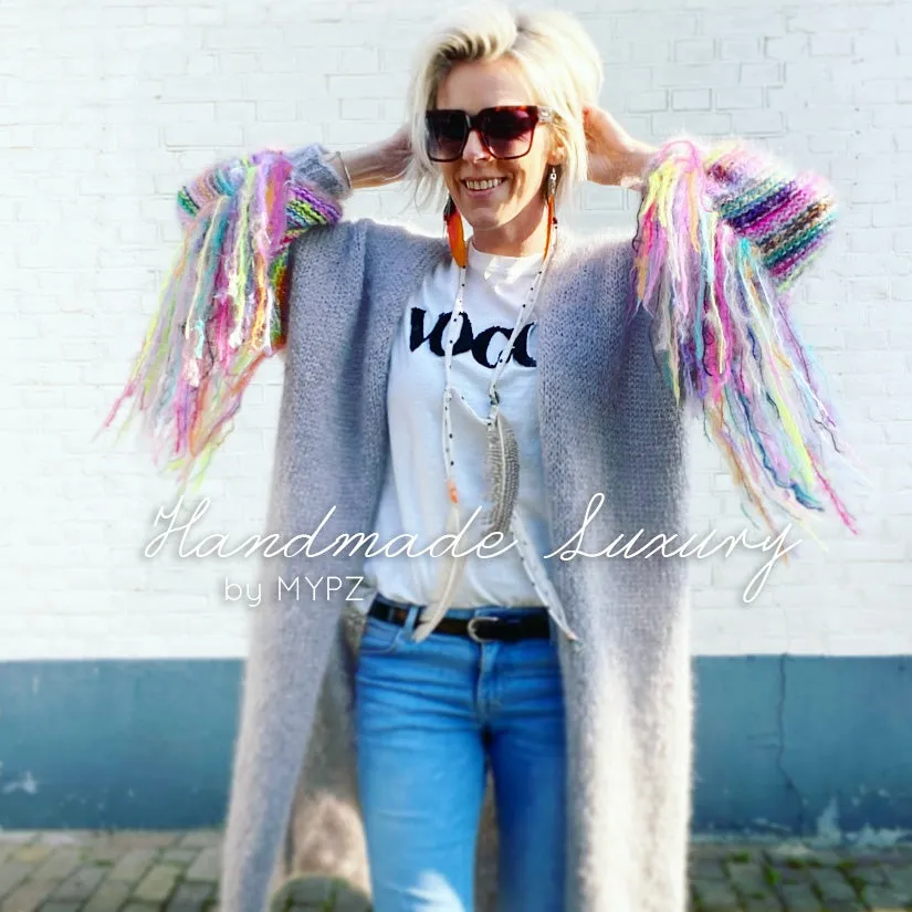 MYPZ festival Cardigan Light Grey