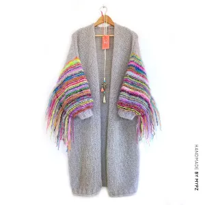 MYPZ festival Cardigan Light Grey
