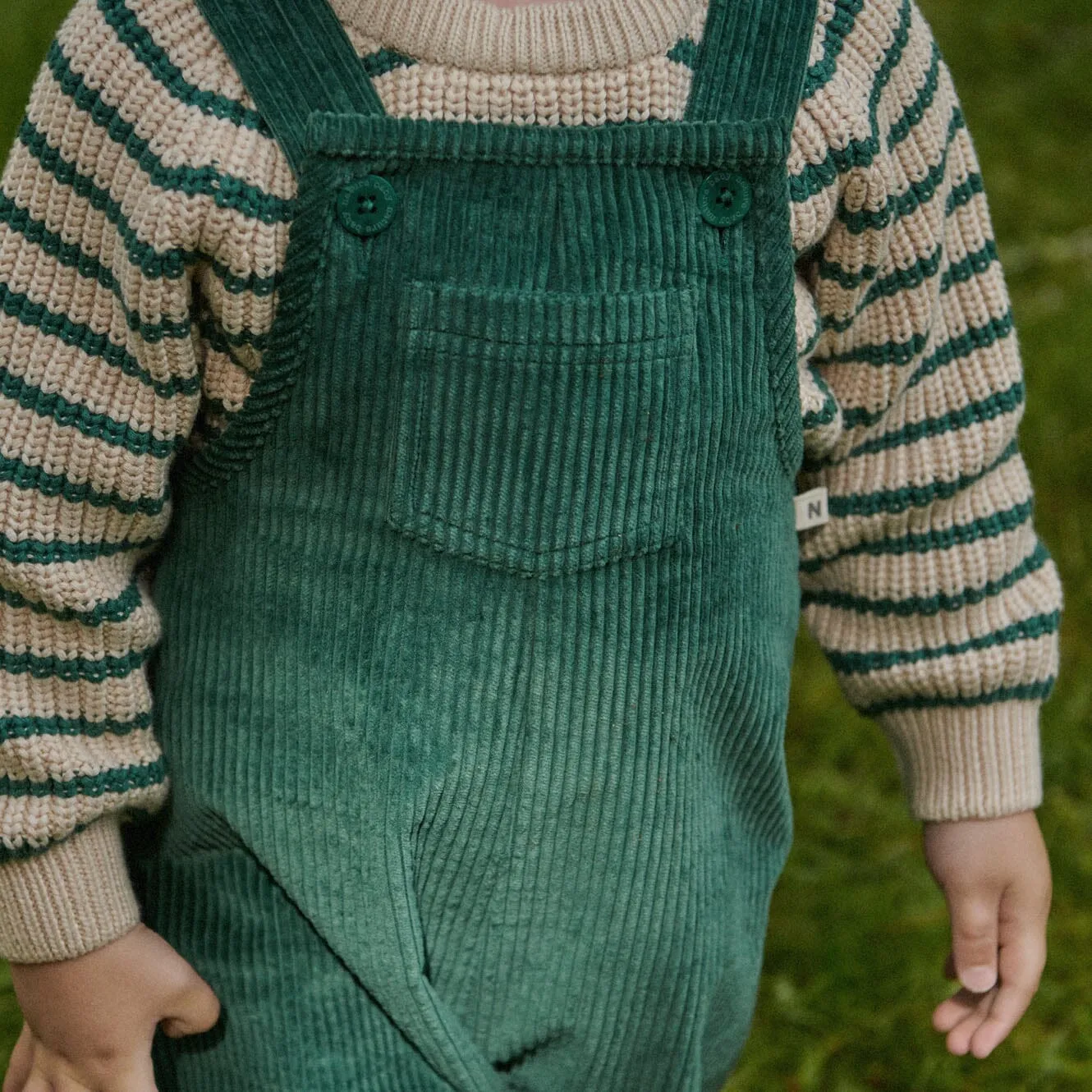 Nature Baby - Billy Jumper | Pine Sailor Stripe - PREORDER