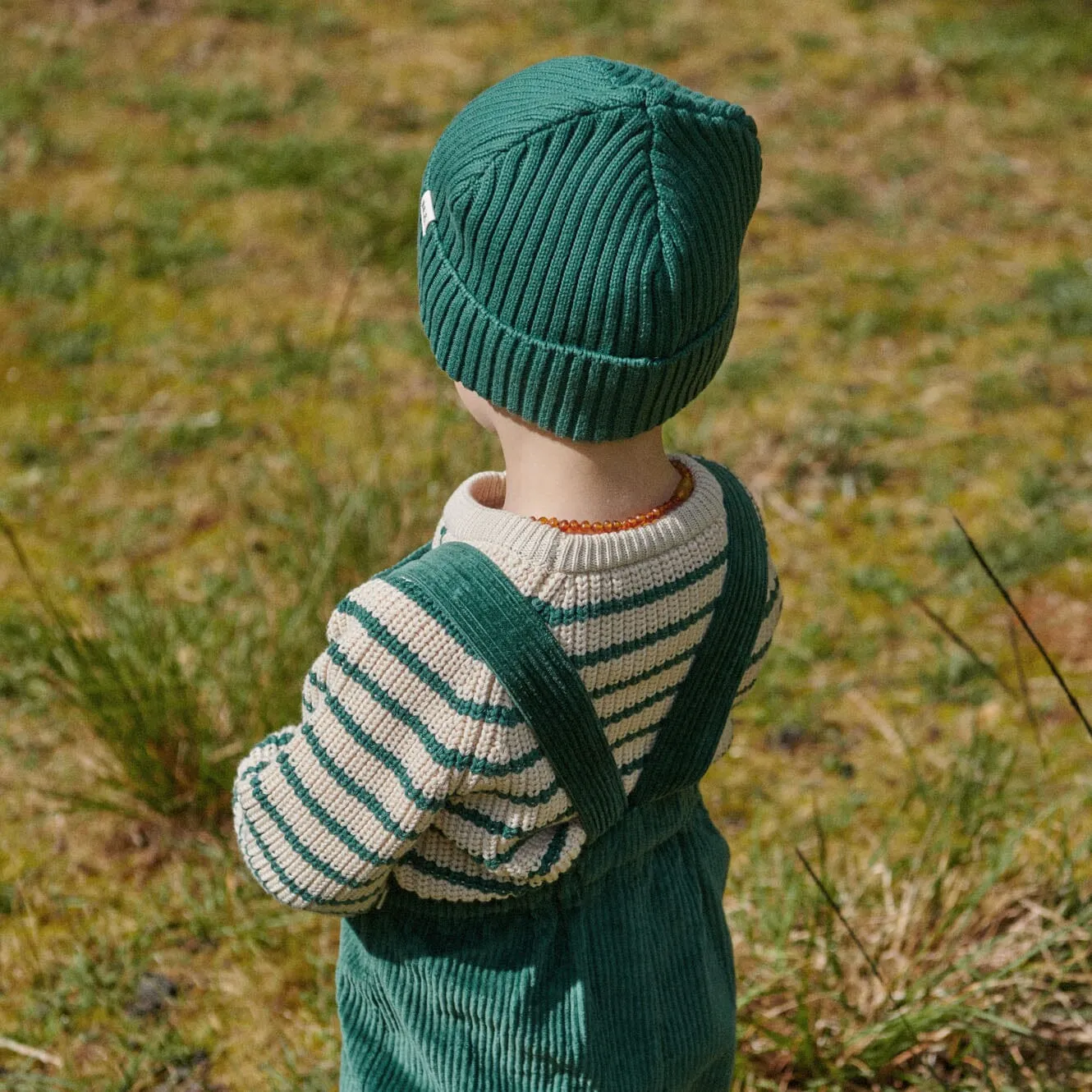 Nature Baby - Billy Jumper | Pine Sailor Stripe - PREORDER
