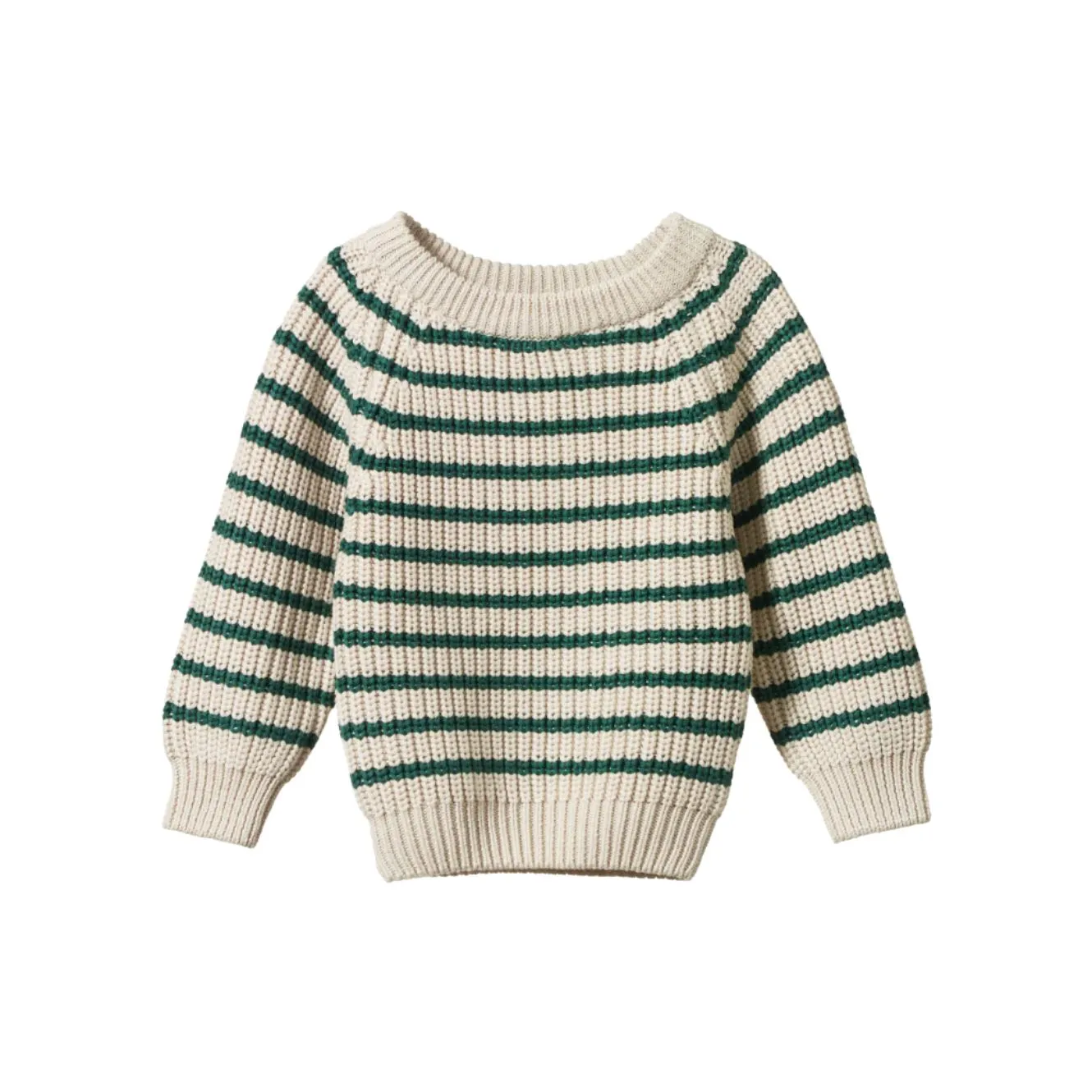 Nature Baby - Billy Jumper | Pine Sailor Stripe - PREORDER