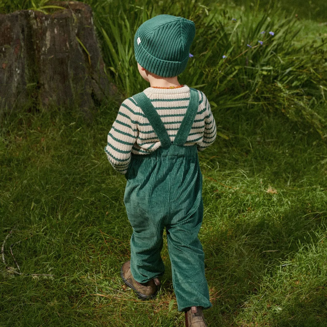 Nature Baby - Billy Jumper | Pine Sailor Stripe - PREORDER