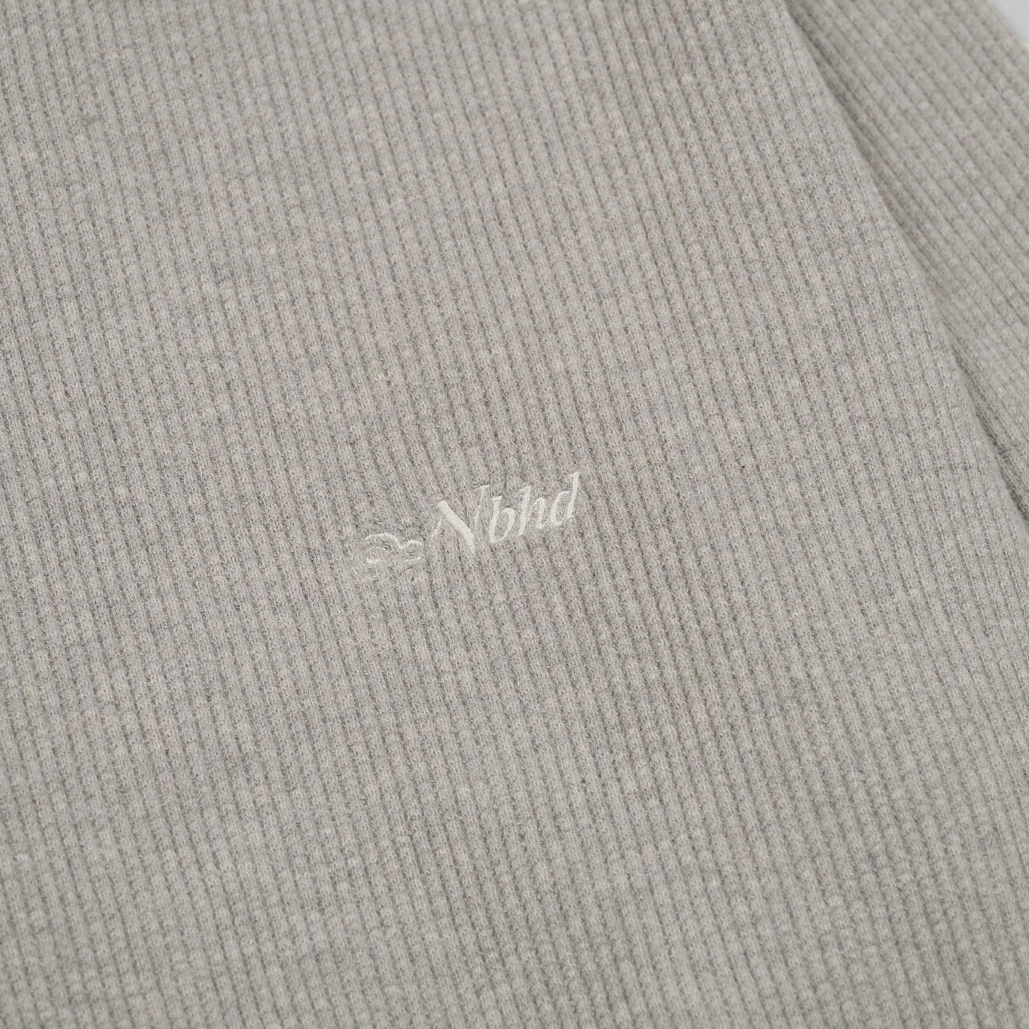 Neighborhood Thermal Cotton Knit Crew Neck Sweatshirt