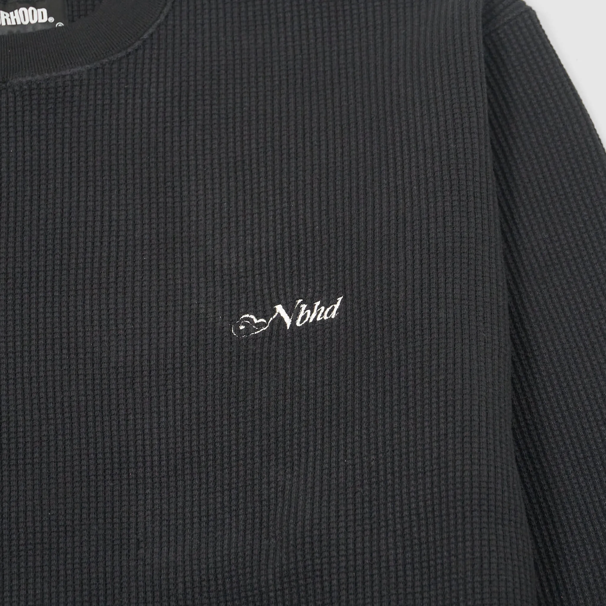 Neighborhood Thermal Cotton Knit Crew Neck Sweatshirt