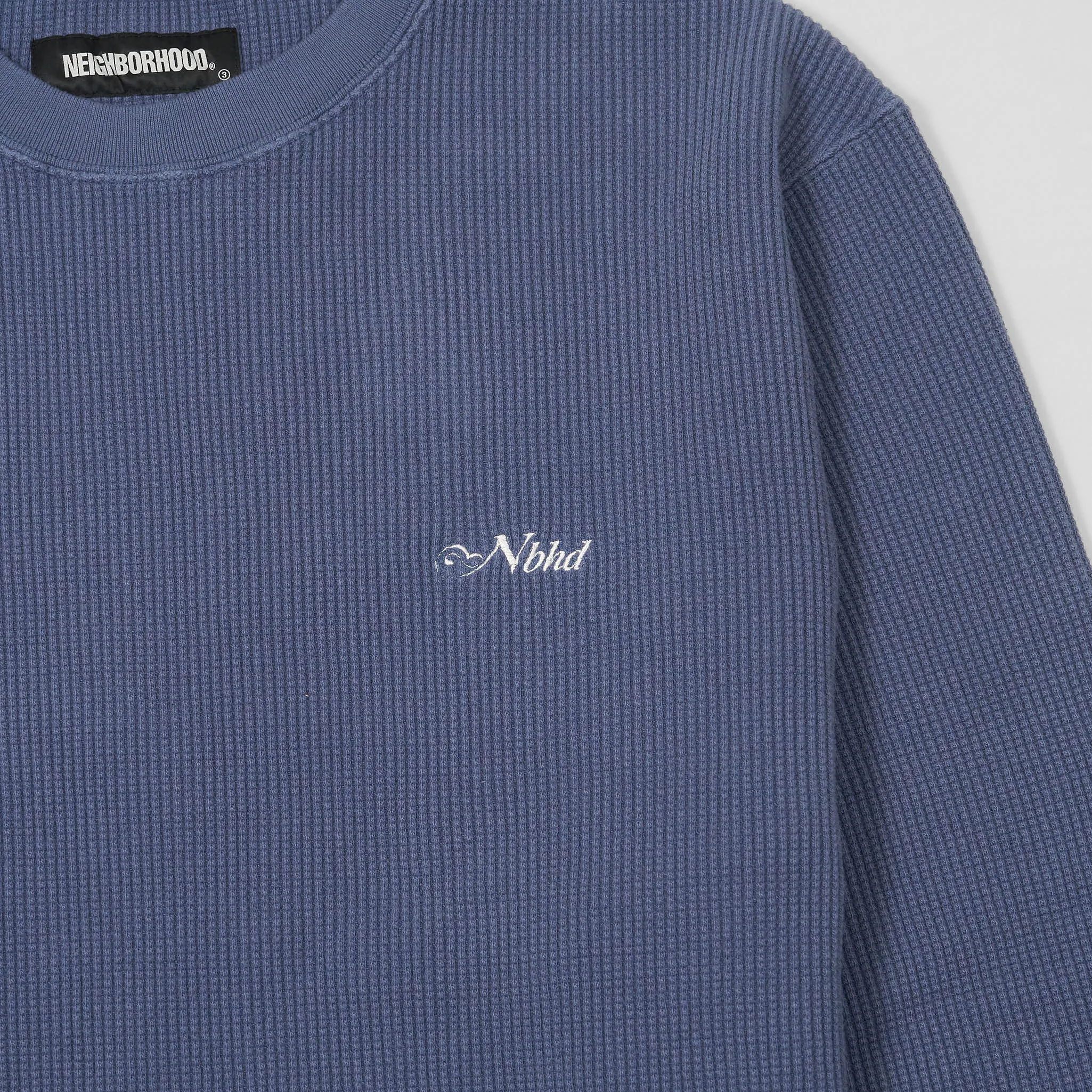 Neighborhood Thermal Cotton Knit Crew Neck Sweatshirt