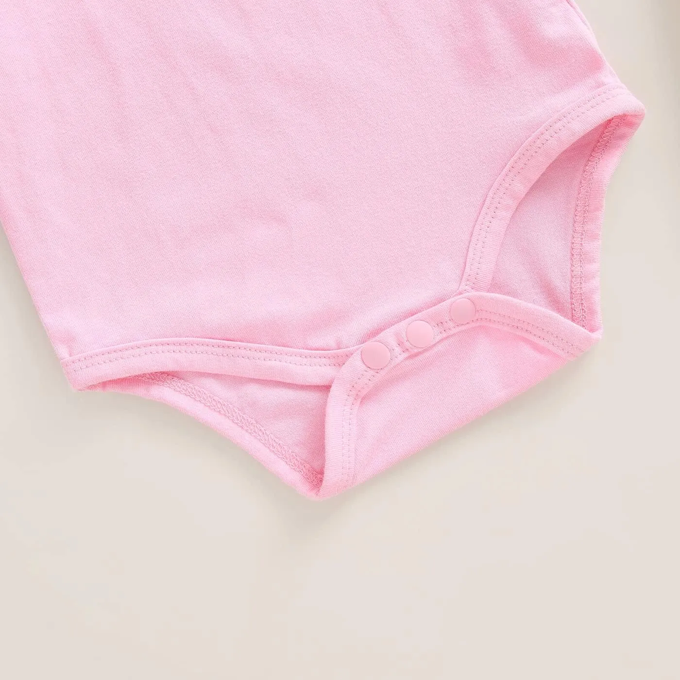 Newborn Baby Girl Ruffle Sleeve Romper T Shirt Cotton Solid Color Onesie Bodysuit Basic Tee Tops Summer Clothes