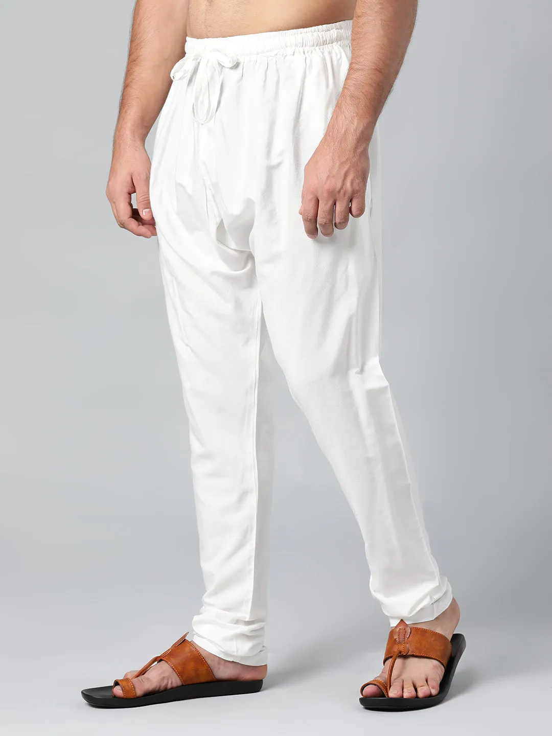 OFF WHITE COTTON SILK PAJAMA