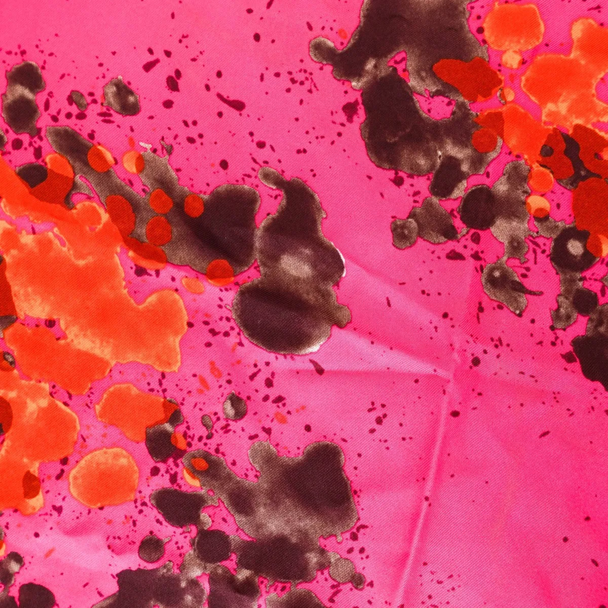 Pink abstract print scarf RRP £300