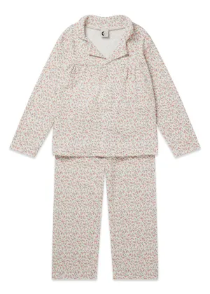Rosy Print Kids Pajamas Set