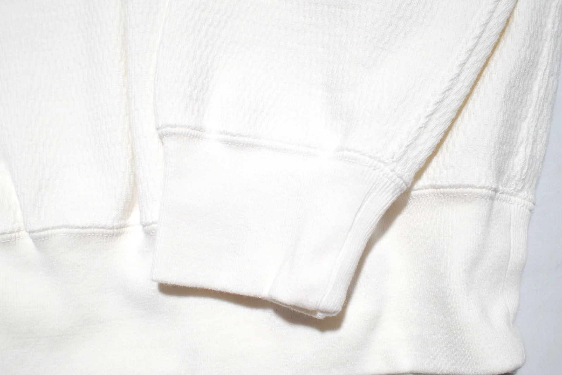 Stevenson Overall Co. Heavyweight Waffle Thermal Sweatshirt (Natural)