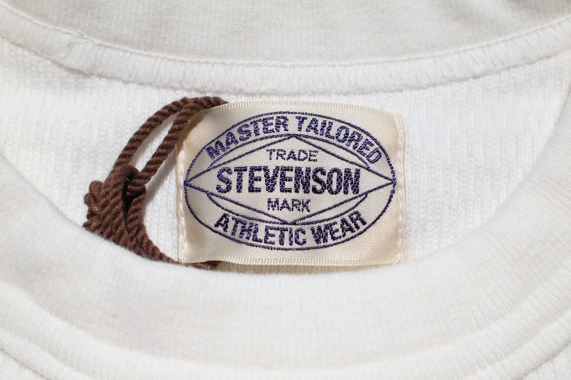 Stevenson Overall Co. Heavyweight Waffle Thermal Sweatshirt (Natural)
