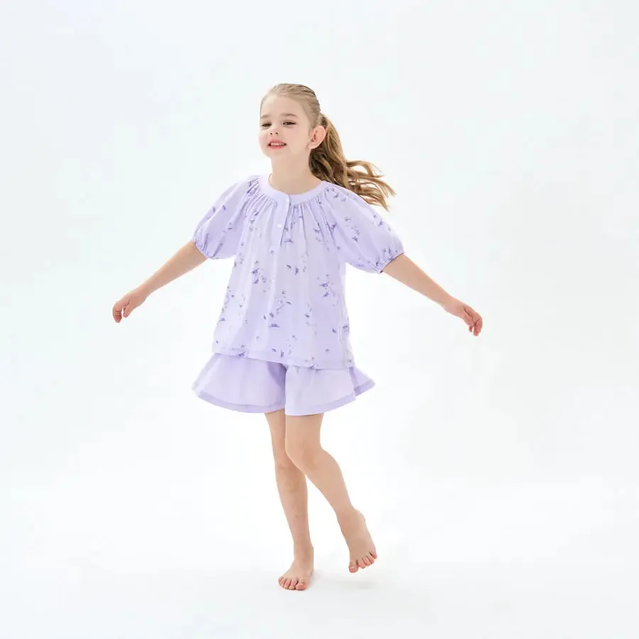 Super Soft TENCEL™ Lyocell Loungewear Short Set - Purple Jellyfish