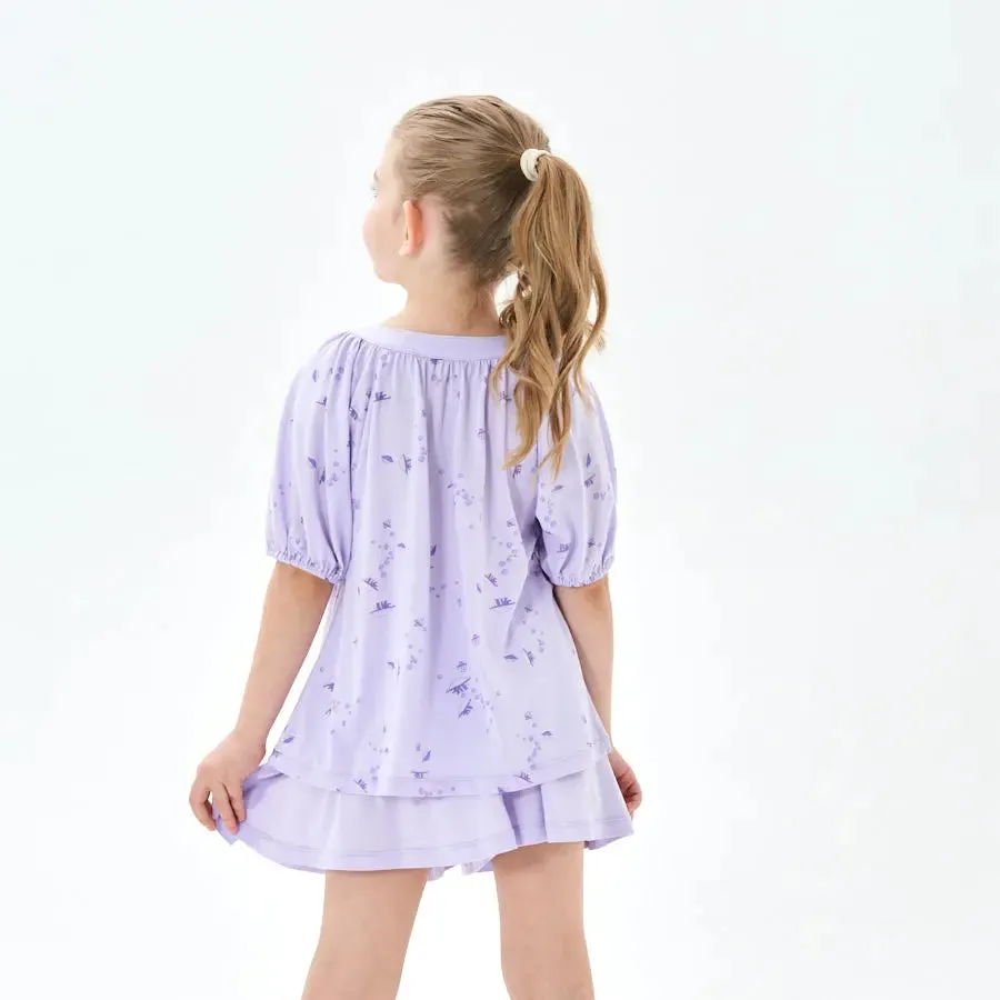 Super Soft TENCEL™ Lyocell Loungewear Short Set - Purple Jellyfish