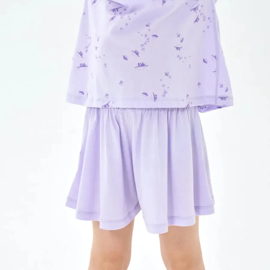 Super Soft TENCEL™ Lyocell Loungewear Short Set - Purple Jellyfish