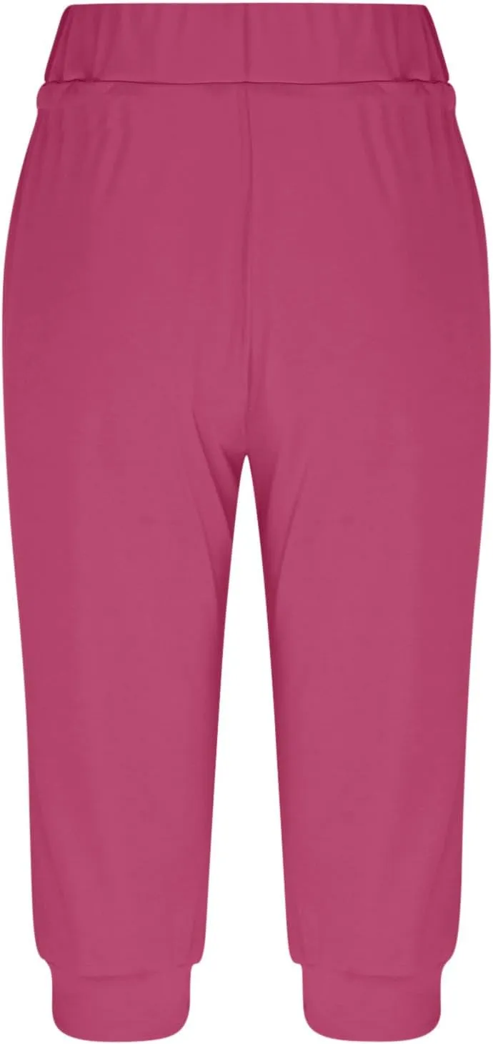 TANGNADE Women's Yoga Capris Pants Loose Soft Workout Joggers Joggers Elastic Waist Sweatpants Sports Casual Pants Pockets