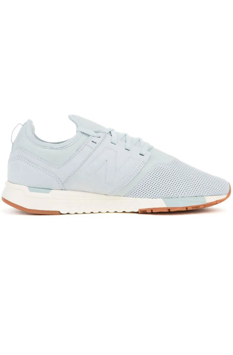The 247 Sneaker in Light Porcelain and Sea Salt