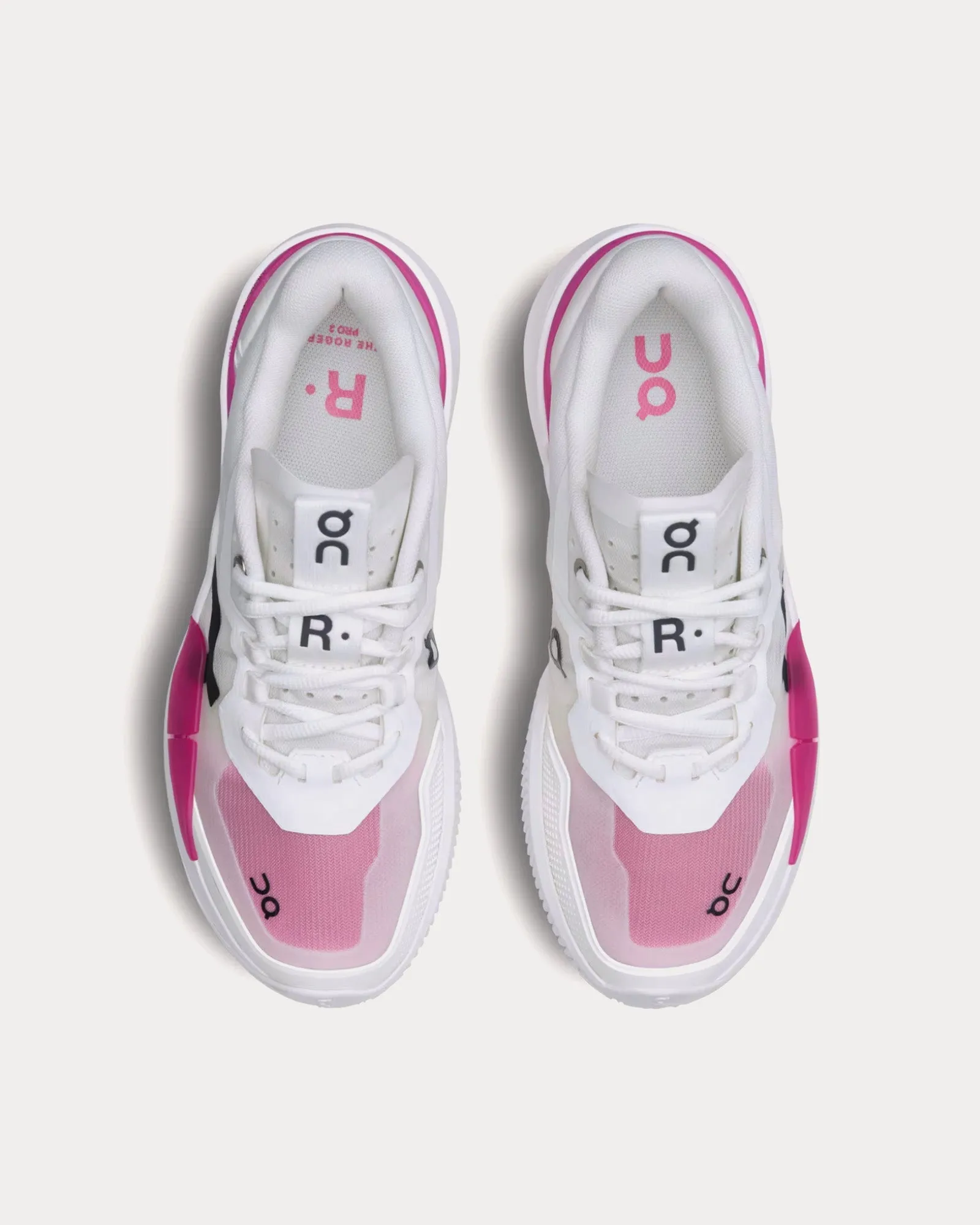 The Roger Pro 2 Clay White / Pink Tennis Shoes