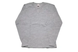 UES 11.8oz Ribbing Thermal Sweatshirt (Heather Grey)