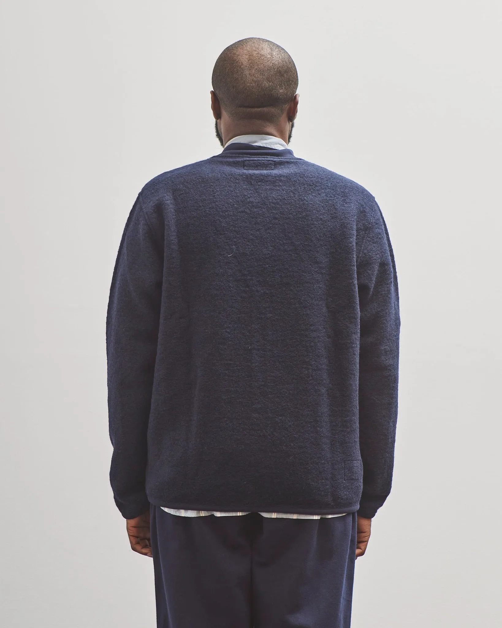 Universal Works Bomber Zip Jacket, Navy