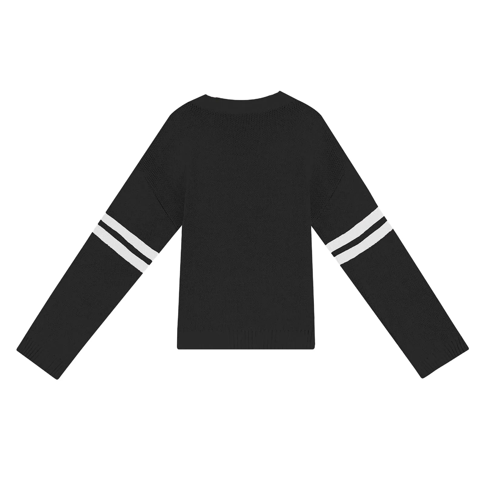 Valentines Heart  Long Sleeve Crew Neck Chunky Knitted Pullover Ribbed Sweater