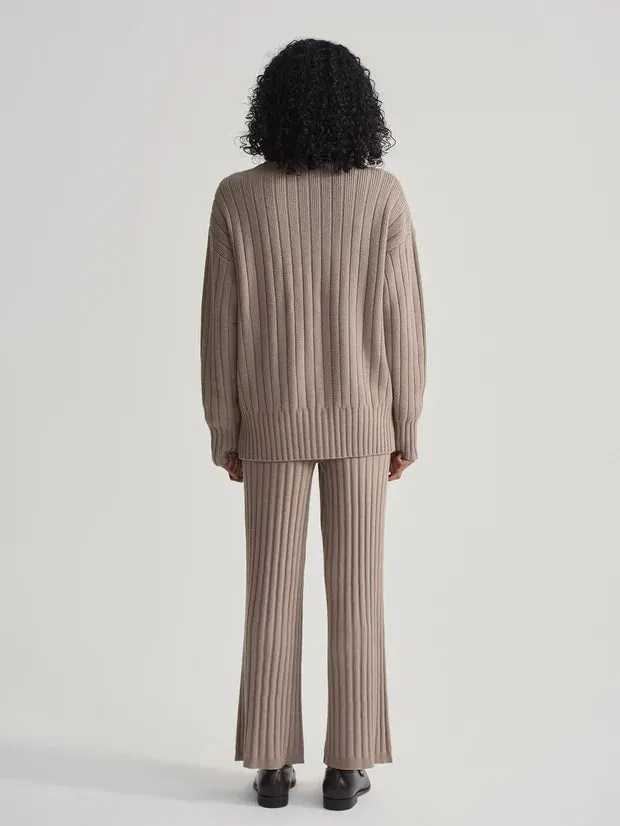 VARLEY | Pensdale Relaxed Knit Cardigan - Fungi
