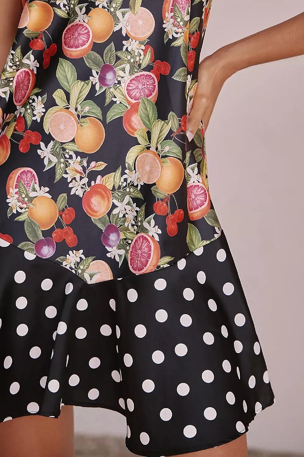 Women Cute Spaghetti Strap Boho Mini Dress Floral Backless Flowy Sling Short Dresses Graphic Summer Vocation Sundress