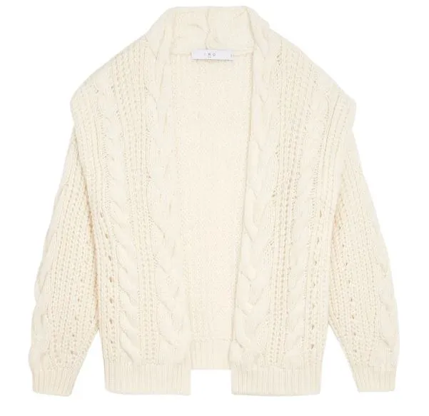 Ynara Open Cable Knit Cardigan